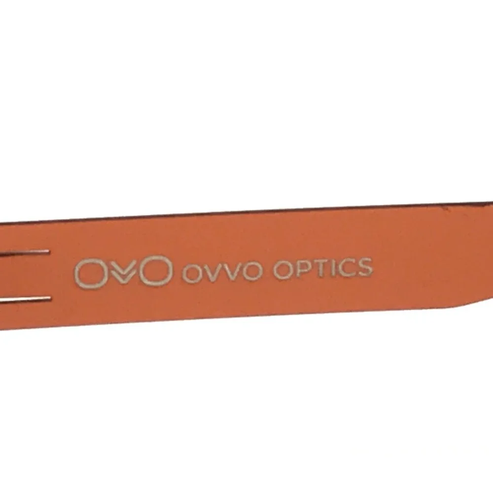 OVVO Optics Eyeglasses Frames 6019 c50/189 Black Orange Rectangle 54-20-135